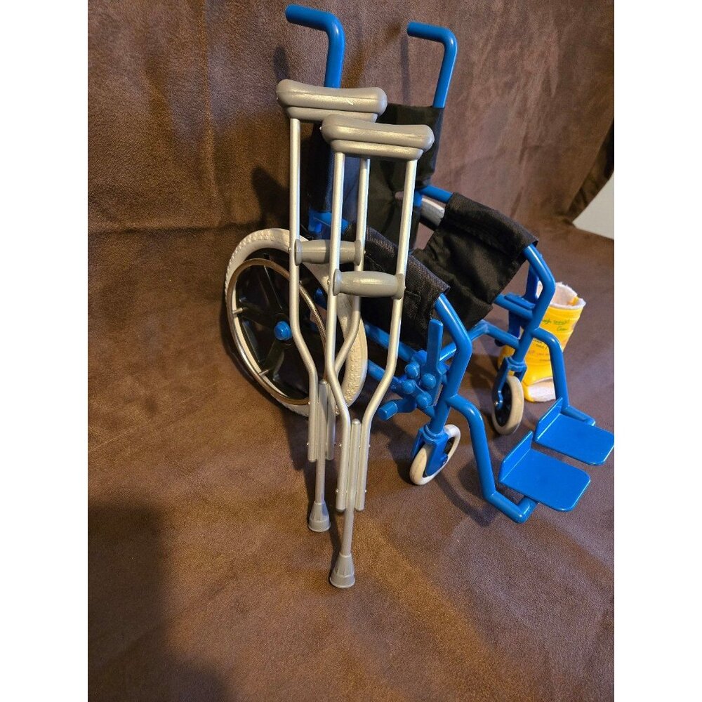 Original American Girl Wheelchair Get Well Set